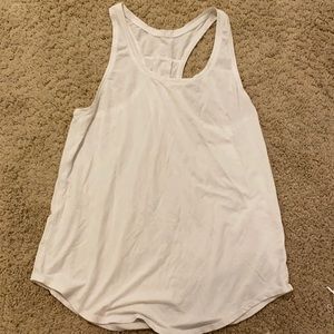 White Lululemon tank top size 6